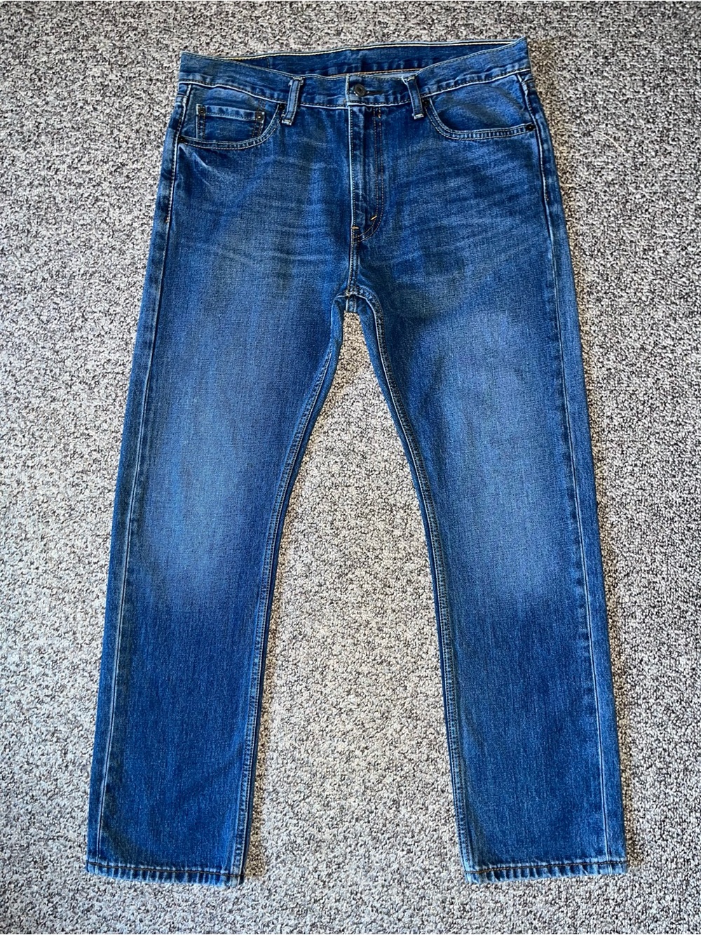 Levi's Men's Slim Straight Jeans in Medium Blue Wash 513 33”X30